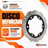 Disco Freio Dianteiro Moto Mottu Sport 110i KS/ESD Novo Aço Carbono