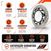 Disco de Freio Dianteiro Aço Carbono Haojue DK 160 / DK 150 Novo