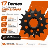Pinhão X7 17 Dentes BMW S1000RR Passe 525H Alta Resistência