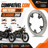 Disco Dianteiro Novo Compativel Para Royal Enfield Meteor Classic 350 300mm Aço A036