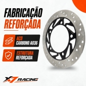 Disco de Freio Dianteiro Aço Carbono Haojue DK 160 / DK 150 Novo