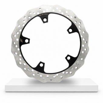 Disco Freio Dianteiro Novo Moto Haojue Dr 160 Aço Carbono 277mm