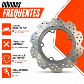 Disco Freio Traseiro NC 750X NC 750S Fixação 5 Pontos X7 Racing