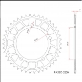 Pinhão X7 Racing 17 Dentes Passe 525H Para Suzuki DL 1000 GSXR 750
