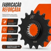 Pinhão X7 16 Dentes BMW F800 GS 2012 a 2018 Passe 525