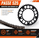 Coroa X7 Racing 42 Dentes Passe 525 Suzuki DL 1000 V-Strom