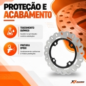Disco Freio Traseiro Moto Shineray Strom 200 2024-2026 Novo Aço Carbono