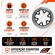 Disco De Freio Traseiro Meteor 350 X7 Racing Perfurado Alta Performance