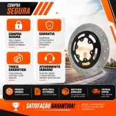 Disco De Freio Traseiro Novo Moto Kasinski Mirage 650 Reforçado Aço Carbono X7racing