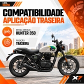 Disco Freio Traseiro Moto Royal Enfield Hunter 350 Novo Aço Carbono