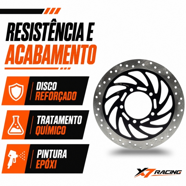 Disco Dianteiro Novo Moto Bajaj Dominar 160/200 Cilindradas