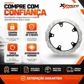 Disco Freio Dianteiro Novo Moto Haojue Dr 160 Aço Carbono 277mm