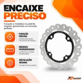 Disco Freio Traseiro Moto Shineray Strom 200 2024-2026 Novo Aço Carbono