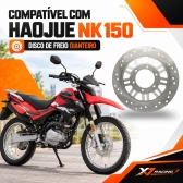 DISCO FREIO DIANTEIRO HAOJUE NK 150 240MM X7 RACING