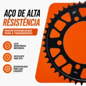 Coroa X7 17 Dentes BMW S1000RR Passe 525H Alta Resistência