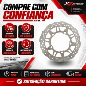Disco Freio Dianteiro Novo Compatível Para Moto Haojue Master Ride 150 270mm Aço Carbono