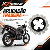Disco Freio Traseiro Moto Shineray Shi 175 Efi Aço Carbono Novo
