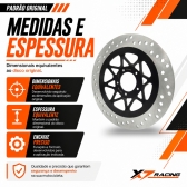Disco Freio Dianteiro Moto Shineray SHI 175 2024 Aço A036 Novo