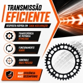 Coroa X7 Racing 42 Dentes BMW F800 GS 2013 a 2018 Passe 525 Alta Resistência