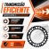 Coroa X7 Racing 42 Dentes BMW F800 GS 2013 a 2018 Passe 525 Alta Resistência
