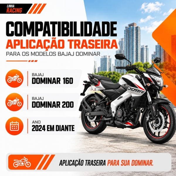 Disco de Freio Traseiro Bajaj Dominar 160/200 2024 2025 2026 2027 Novo