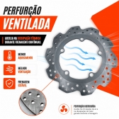 Disco Freio Traseiro NC 750X NC 750S Fixação 5 Pontos X7 Racing