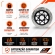 Disco Freio Dianteiro Moto Shineray SHI 175 2024 Aço A036 Novo