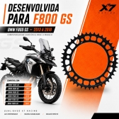 Coroa X7 Racing 42 Dentes BMW F800 GS 2013 a 2018 Passe 525 Alta Resistência