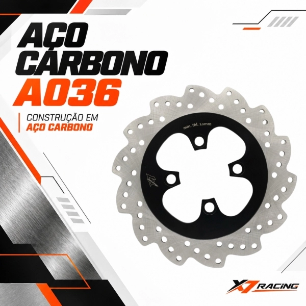 Disco Freio Dianteiro Moto Shineray Jet 50/125 220mm Novo X7racing