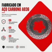 Disco Freio Traseiro Para Kymco Downtown 300i 2017 A 2023