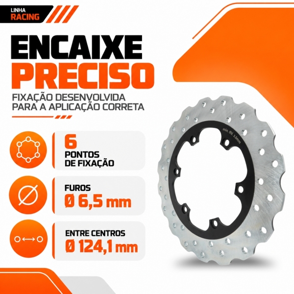 Disco de Freio Traseiro Bajaj Dominar 160/200 2024 2025 2026 2027 Novo