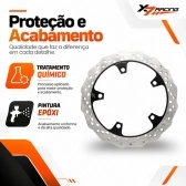 Disco Freio Dianteiro Novo Moto Haojue Dr 160 Aço Carbono 277mm