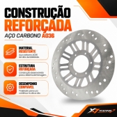DISCO FREIO DIANTEIRO HAOJUE NK 150 240MM X7 RACING