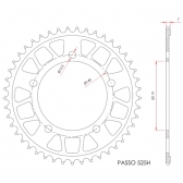 Coroa X7 17 Dentes BMW S1000RR Passe 525H Alta Resistência