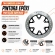 Disco De Freio Traseiro Meteor 350 X7 Racing Perfurado Alta Performance