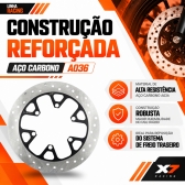 Disco Freio Traseiro Moto Royal Enfield Hunter 350 Novo Aço Carbono