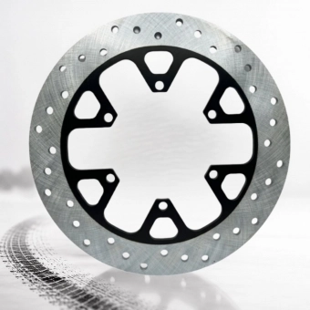 Disco De Freio Traseiro Meteor 350 X7 Racing Perfurado Alta Performance