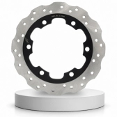 Disco Freio Dianteiro Moto Mottu Sport 110i KS/ESD Novo Aço Carbono