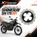Disco Freio Traseiro Moto Shineray Shi 175 Efi Aço Carbono Novo