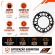 Coroa X7 Racing 42 Dentes Passe 525 Suzuki DL 1000 V-Strom