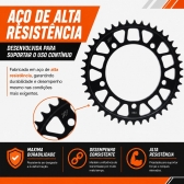 Coroa X7 Racing 42 Dentes Passe 525 Suzuki DL 1000 V-Strom