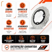 Disco de Freio Traseiro Aço Carbono A036 Haojue DR160 Novo