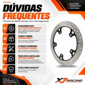 Disco Dianteiro Novo Compativel Para Royal Enfield Meteor Classic 350 300mm Aço A036