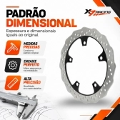 Disco Freio Dianteiro Novo Moto Haojue Dr 160 Aço Carbono 277mm