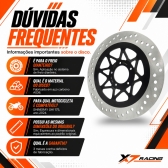 Disco Freio Dianteiro Moto Shineray SHI 175 2024 Aço A036 Novo