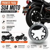 Disco De Freio Traseiro Meteor 350 X7 Racing Perfurado Alta Performance