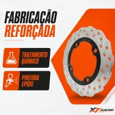 Disco de Freio Traseiro Aço Carbono A036 Haojue DR160 Novo