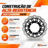 Disco Dianteiro Moto SHINERAY STROM 200 2024 2025 2026 2027 Aço