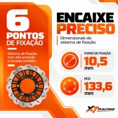 Disco Dianteiro Moto SHINERAY STROM 200 2024 2025 2026 2027 Aço