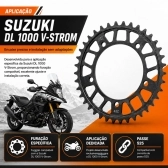 Pinhão X7 Racing 17 Dentes Passe 525H Para Suzuki DL 1000 GSXR 750